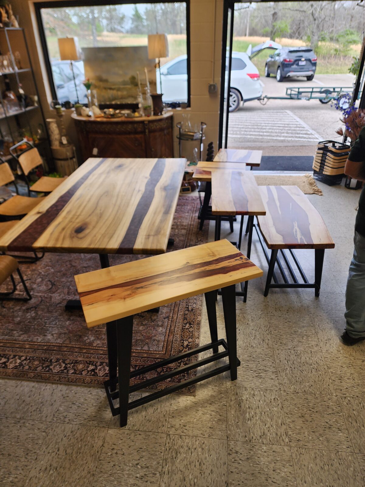 Ash Rectangular Table 2 (Straight Legs)